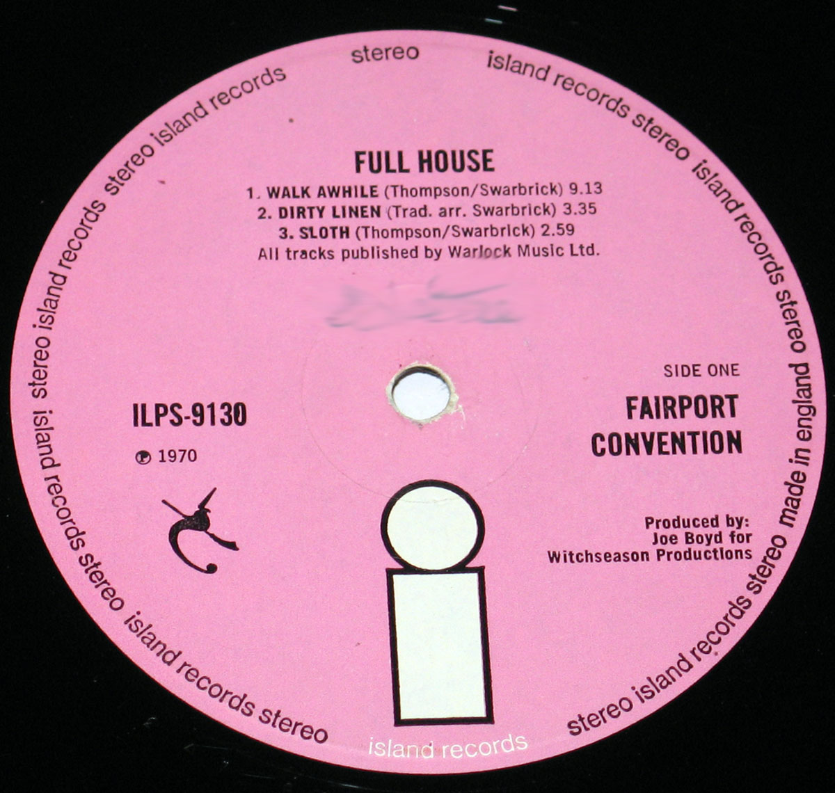 High Resolution Photo FAIRPORT CONVENTION Full House 